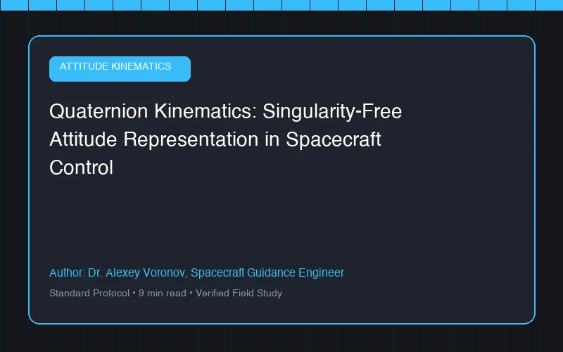 Quaternion Kinematics: Singularity-Free Attitude Representation in Spacecraft Control