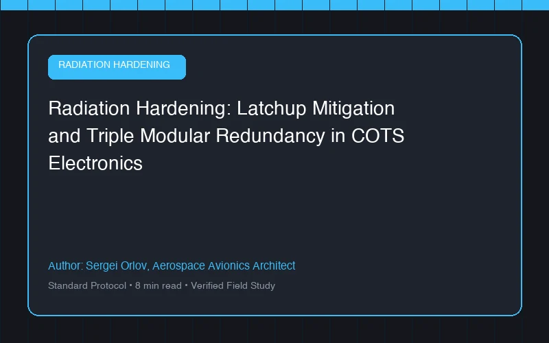 Radiation Hardening: Latchup Mitigation and Triple Modular Redundancy in COTS Electronics